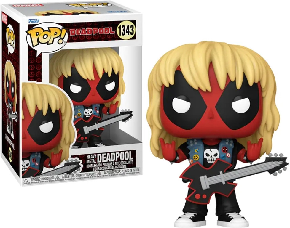 Deadpool Funko Pop Vinyl: Deadpool Metal Band afbeelding