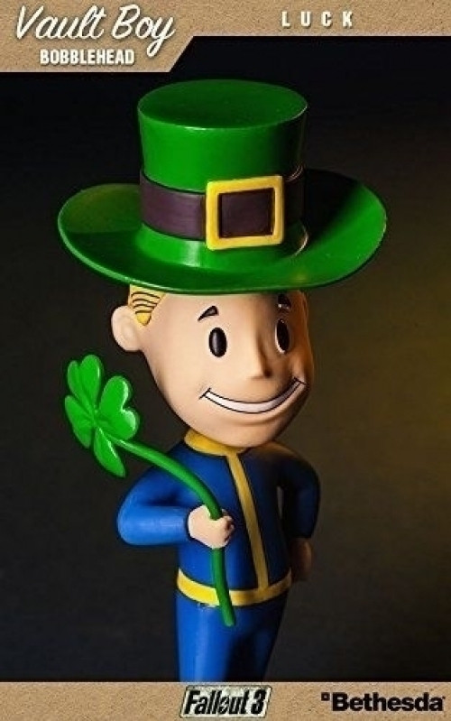 Image of Fallout 3: Vault Boy Bobblehead - Luck