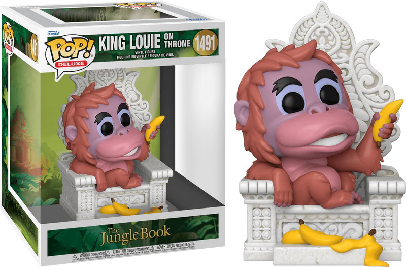 Disney Jungle Book Funko Pop Vinyl: King Louie on Throne afbeelding