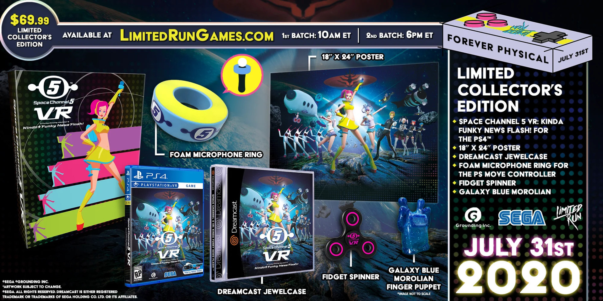 Space Channel 5 VR Kinda Funky News Flash! Collector's Edition (Limited Run Games)