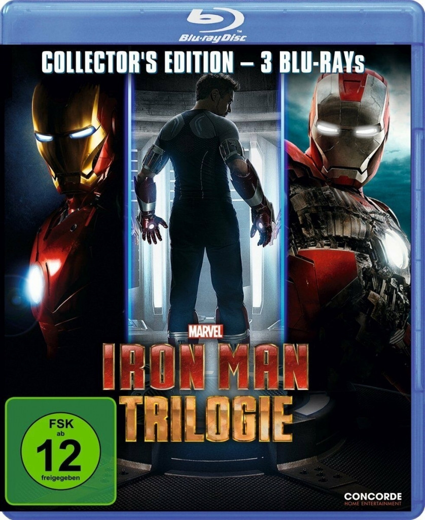 Iron Man Trilogy (verpakking Duits, film Engels)