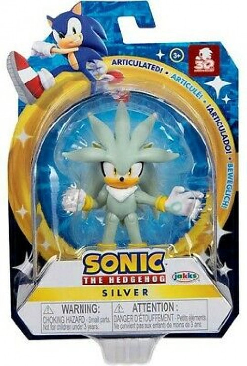 Sonic Articulated Figure - Silver (6cm)