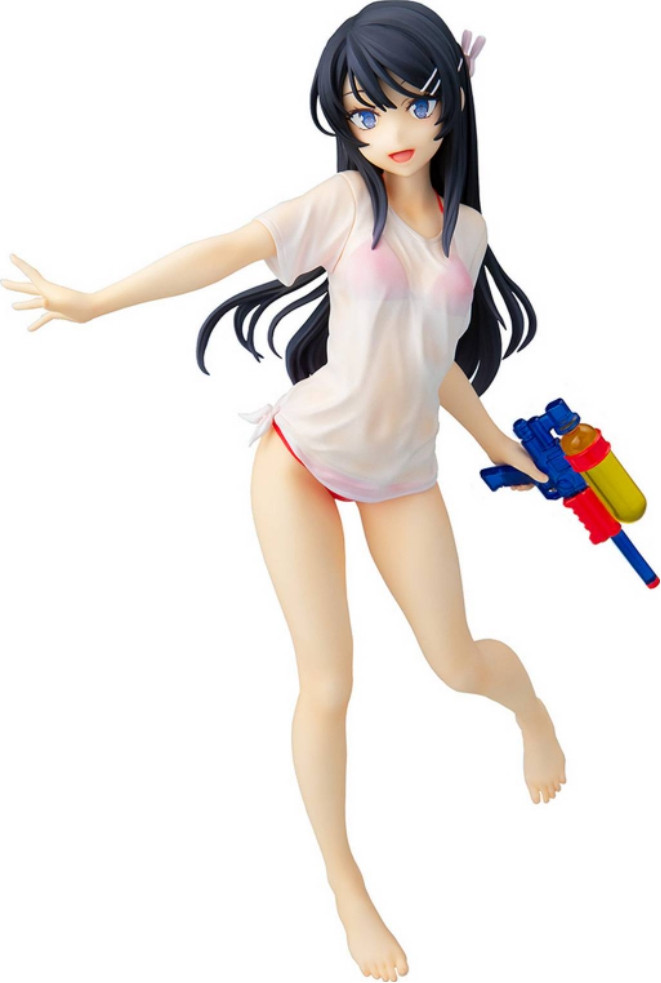 Rascal Does Not Dream of Bunny Girl Senpai 1:7 Scale PVC Statue - Mai Sakurajima Water Gun Date afbeelding
