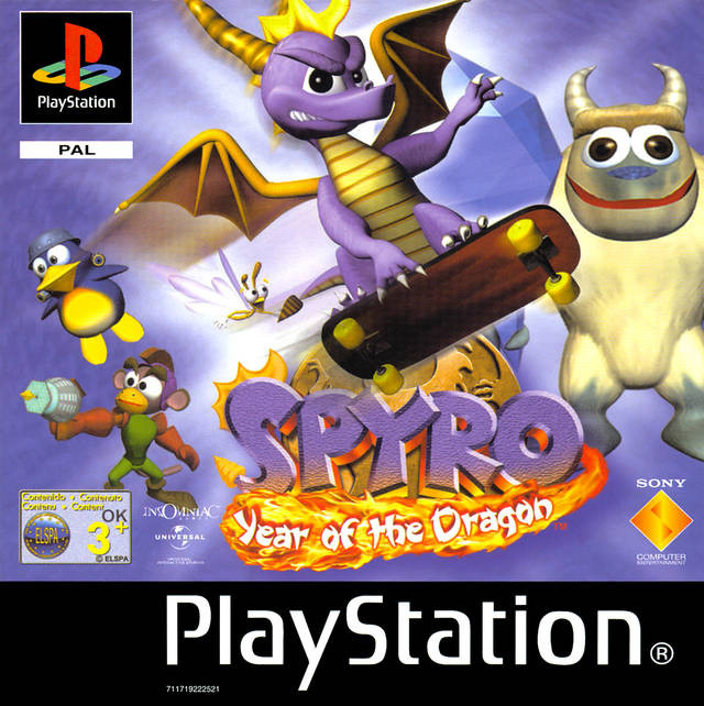Spyro - Year Of The Dragon (PS1)