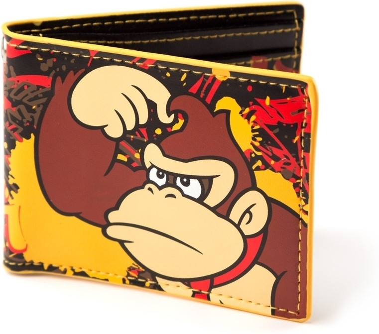 Difuzedbioworld Donkey Kong Printed Bifold Wallet difuzedbioworld kopen in de aanbieding Difuzedbioworld Donkey Kong Printed Bifold Wallet difuzedbioworld kopen in de aanbieding