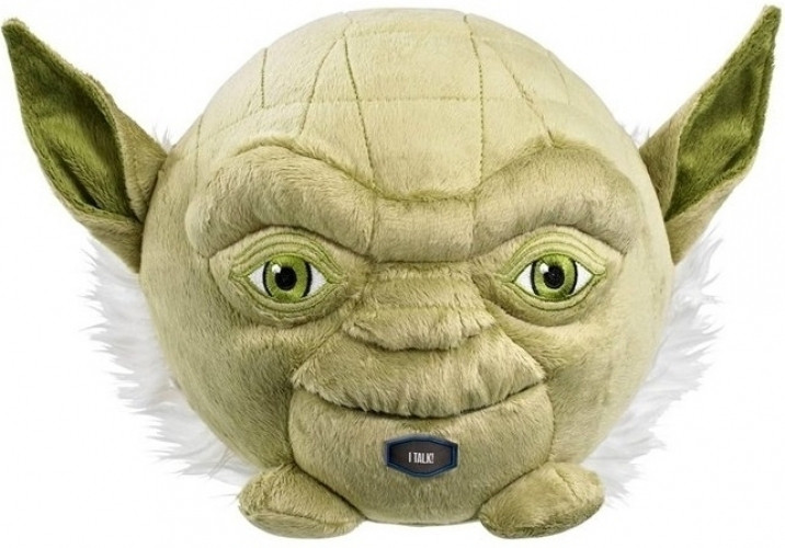 Image of Star Wars Talking Pluche Ball - Yoda
