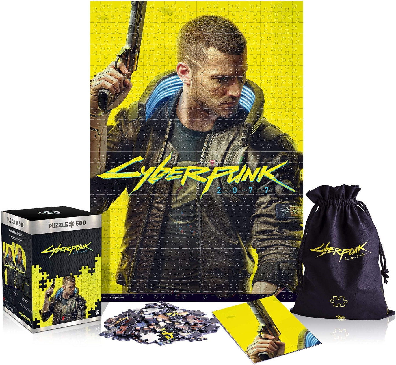 Cyberpunk 2077 Puzzle - Keyart (500 pieces) afbeelding