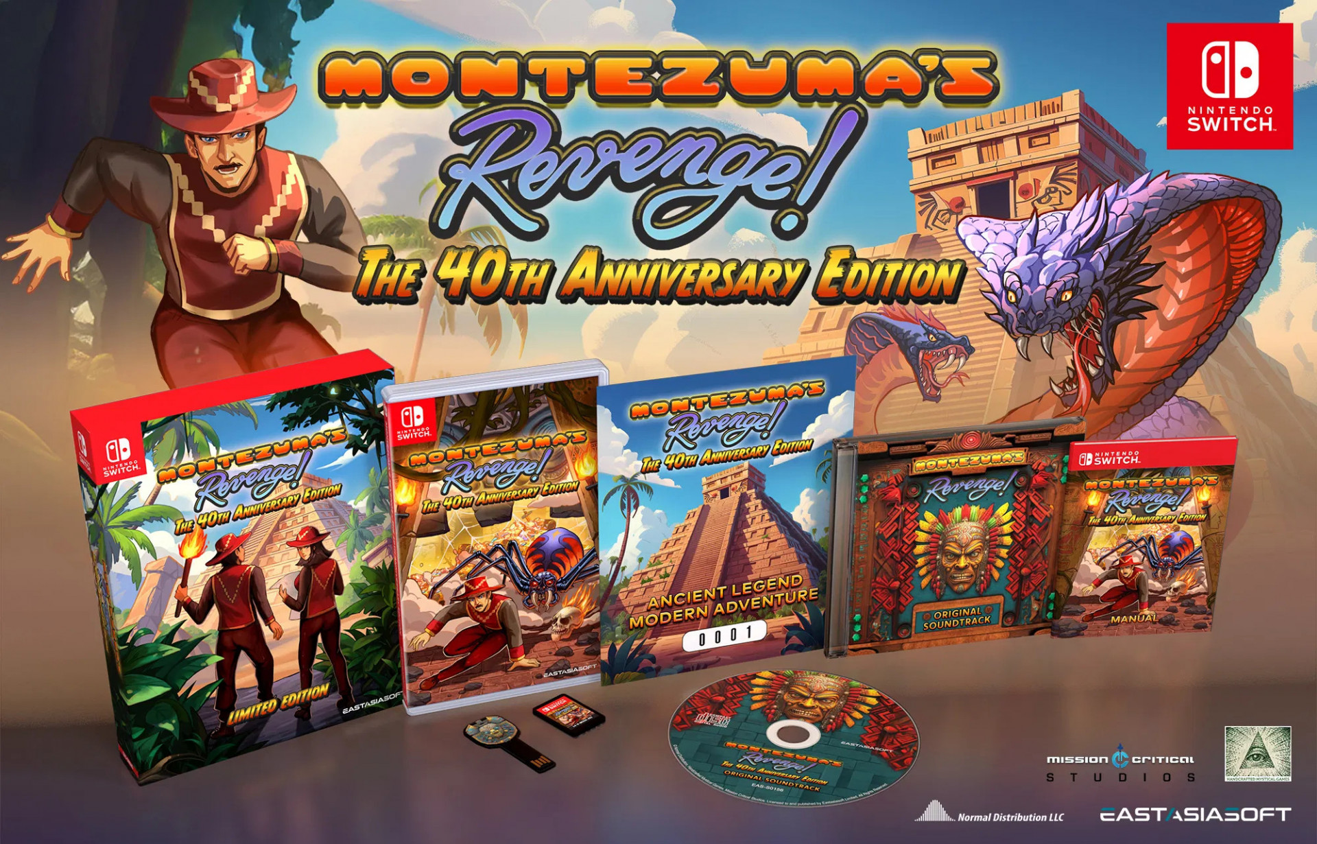 Montezuma's Revenge the 40th Anniversary Edition Limited Edition afbeelding