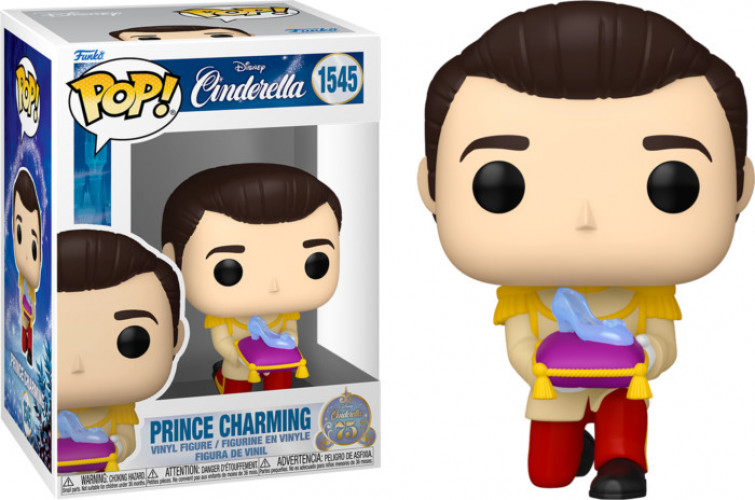 Disney Cinderella Funko Pop Vinyl: Prince Charming with Slipper afbeelding
