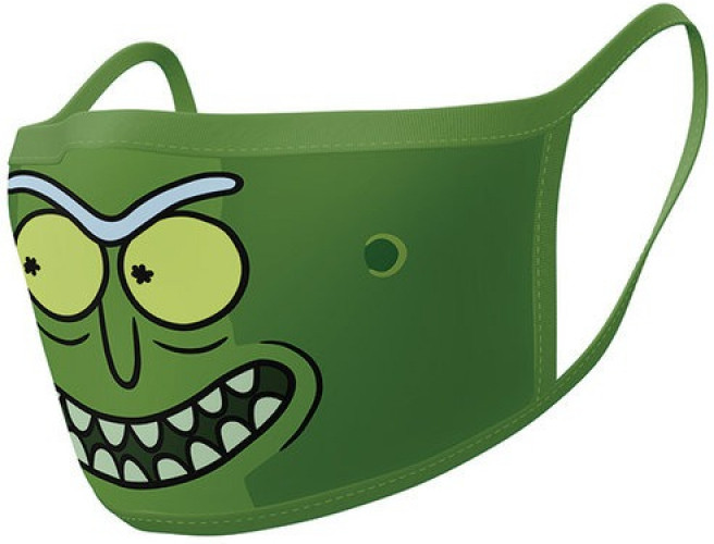 Rick and Morty Face Mask Set - Pickle Rick
