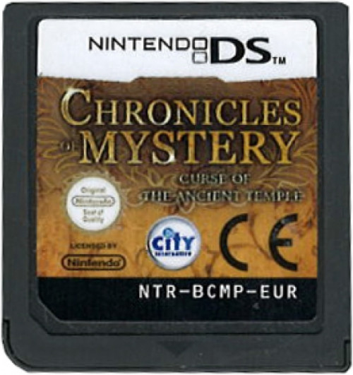 Chronicles of Mystery Curse of the Ancient Temple (losse cassette)