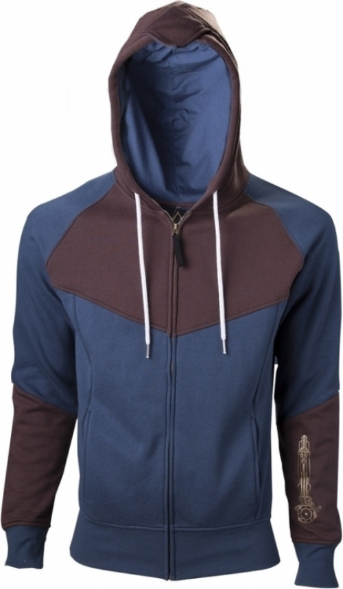 Assassin's Creed Unity Blue/Brown Hoodie with Print