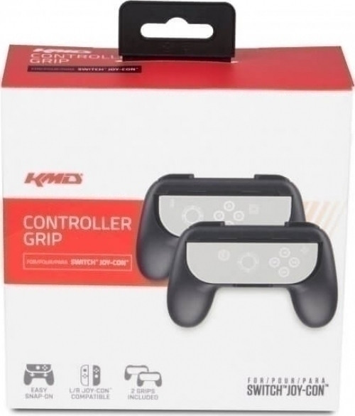 KMD Joy-Con Controller Grips Dual Pack (Black)