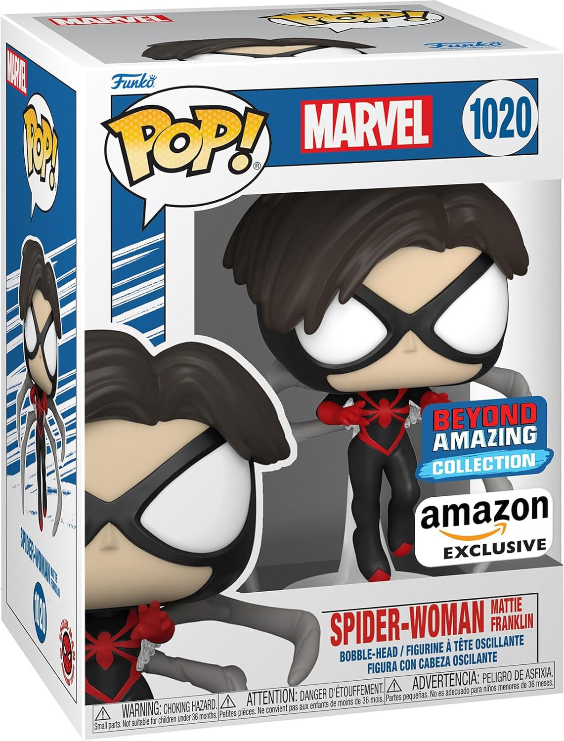 Marvel Spider-Man: Beyond Amazing Funko Pop Vinyl: Spider-Woman (Amazon Exclusive) afbeelding