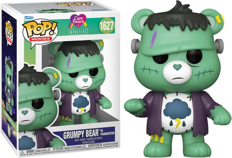 Care Bears x Universal Monsters Funko Pop Vinyl: Grumpy Bear as Frankenstein afbeelding