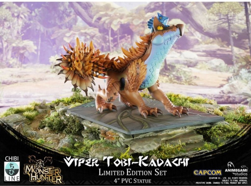 Monster Hunter Animegami Chibi Figure - Viper Tobi-Kadachi