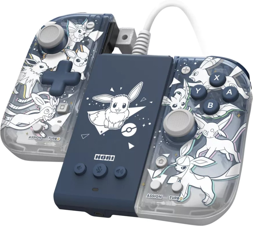 Hori Split Pad Compact Controller Attachment Set - Eevee Evolutions - Nintendo Switch & Switch Oled