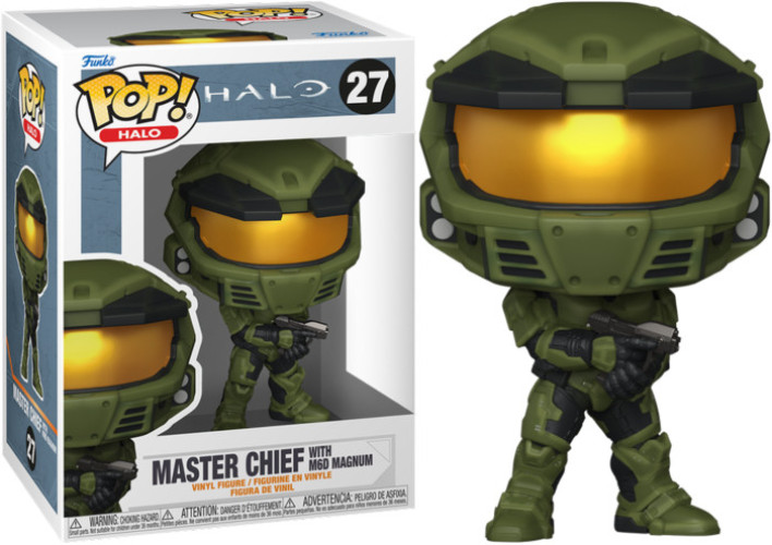 Halo Funko Pop Vinyl Figure: Master Chief with M6D Magnum (27)
