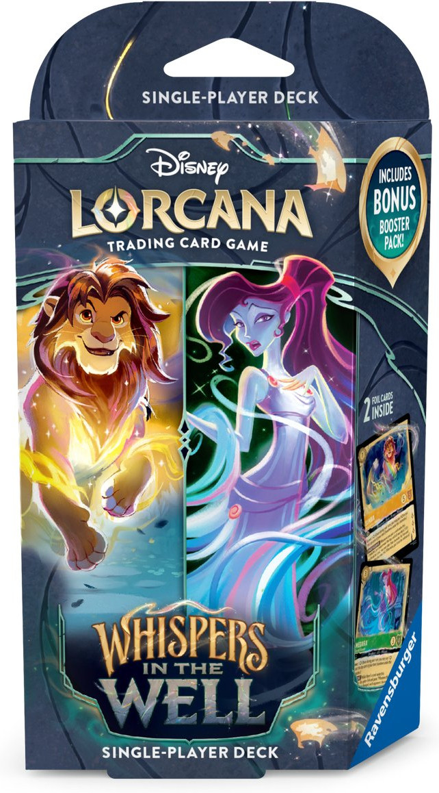 Ravensburger Disney Lorcana - Whisper in the Well Starter Deck - Simba & Megara