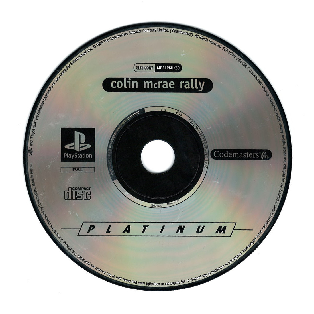 Colin McRae Rally (platinum) (losse disc)