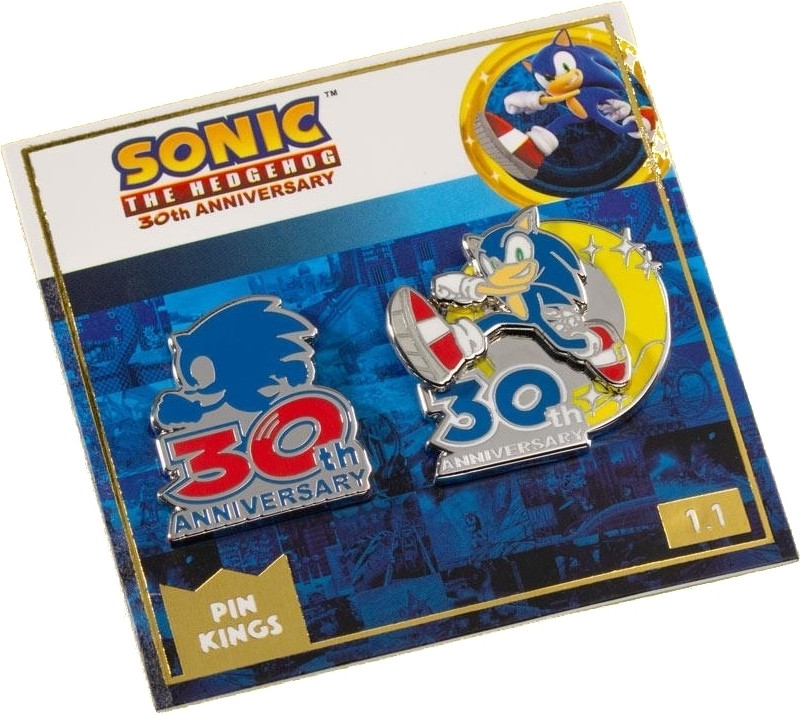 Sonic the Hedgehog 30th Anniversary - Pin Kings 1.1 Set of 2 Pins