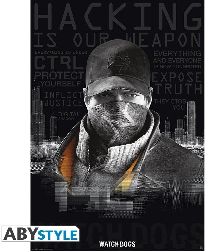 Image of Watch Dogs Poster (Words)