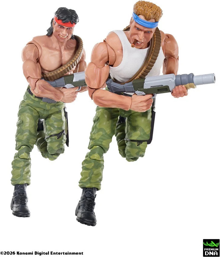 Contra Signature Series Figure Set - Bill Rizer & Lance Bean (Limited Arcade Edition)
