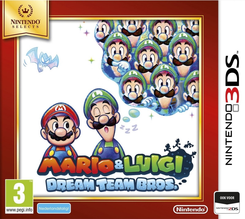 Mario and Luigi Dream Team Bros (Nintendo Selects) (verpakking Duits, game Engels)