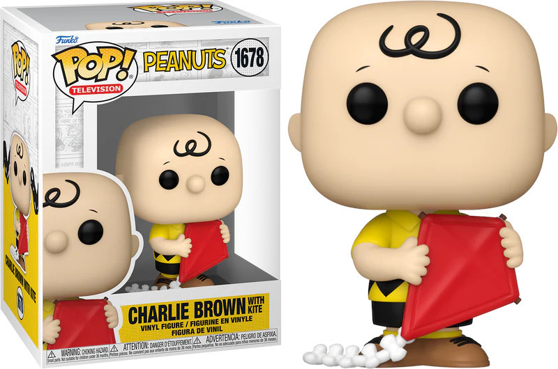 Peanuts Funko Pop Vinyl: Charlie Brown with Kite afbeelding