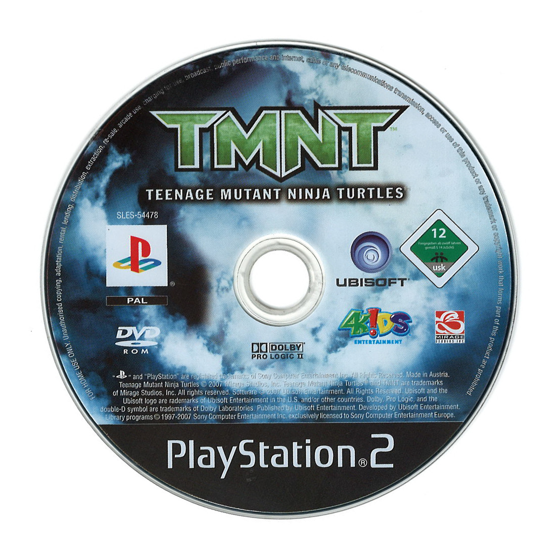 TMNT Teenage Mutant Ninja Turtles (losse disc)