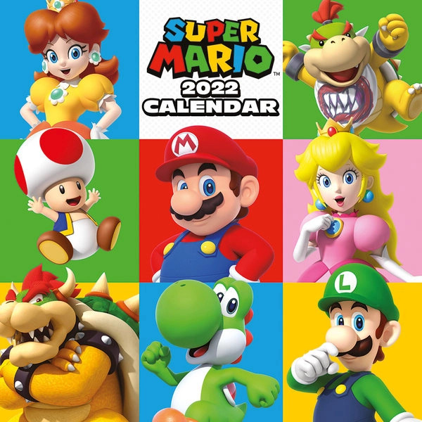 Super Mario Calendar 2022