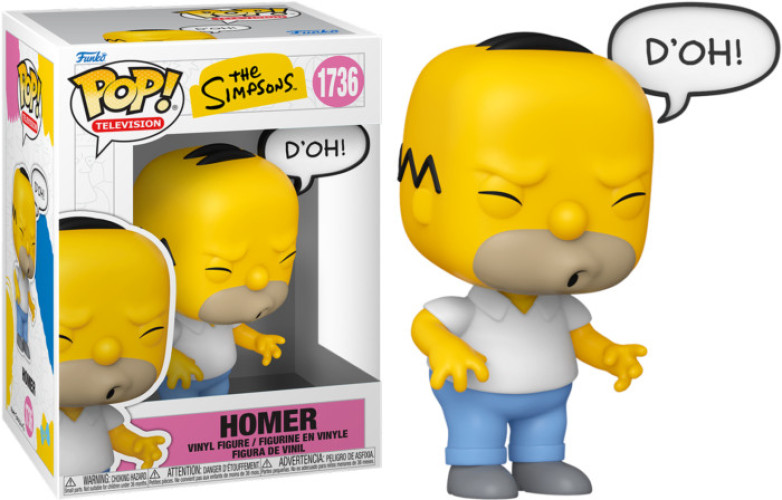 The Simpsons Funko Pop Vinyl Figure: Homer (D'Oh!) afbeelding