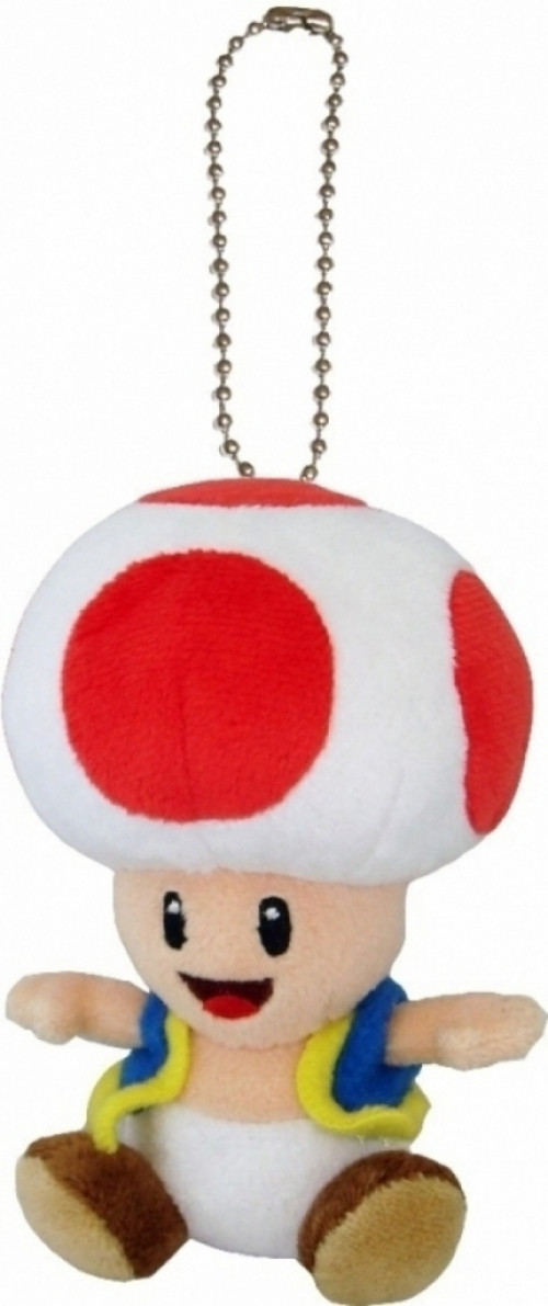 Image of Super Mario Bros.: Toad 5 Inch Plush Key