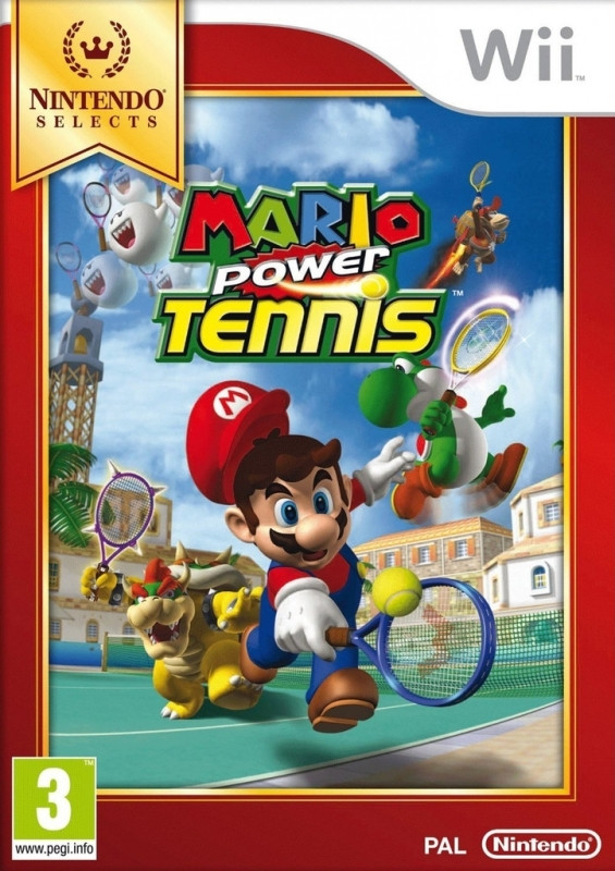 Mario Power Tennis (Nintendo Selects) (verpakking Spaans, game Engels)