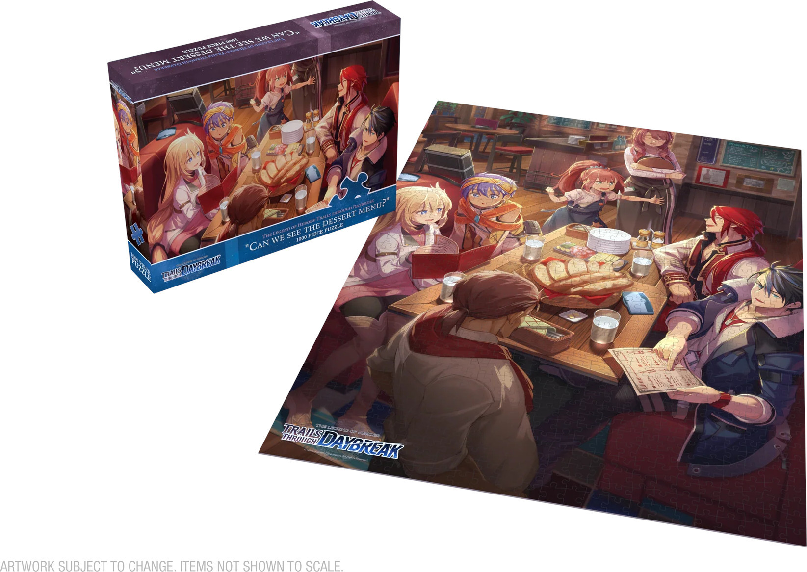 Trails through Daybreak Puzzle - Can we see the dessert menu? (1000pcs)