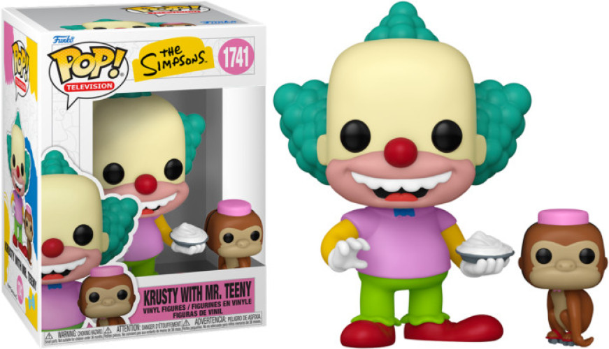 The Simpsons Funko Pop Vinyl Figure: Krusty with Mr.Teeny afbeelding