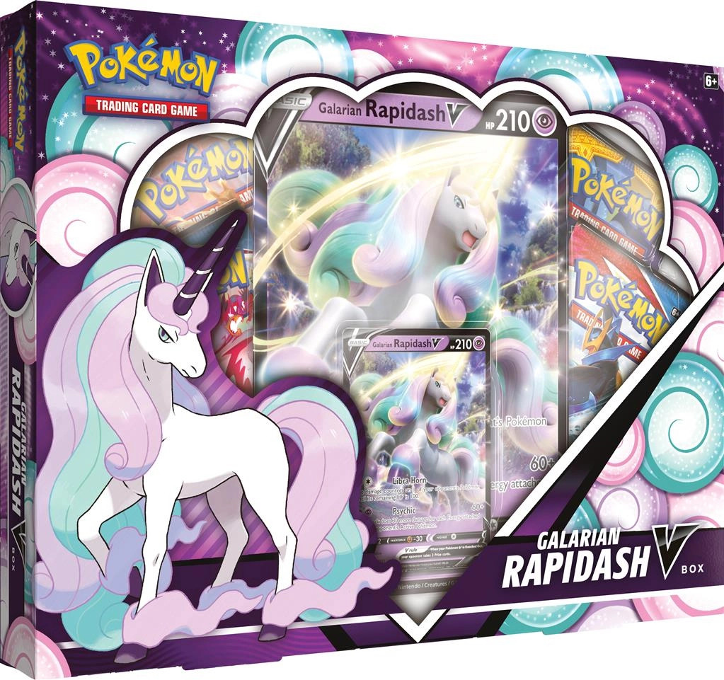 Pokemon TCG Galarian Rapidash V Box