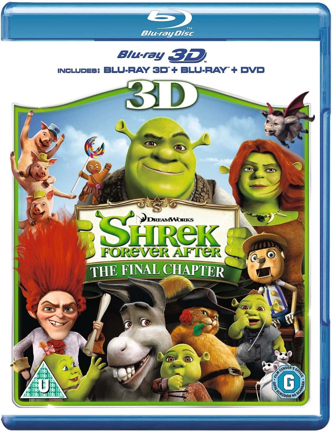 Shrek 4: Forever After (3D Blu-ray + Blu-ray + DVD)