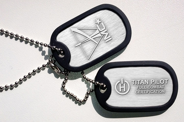 Image of Titanfall Pilot Dog Tags