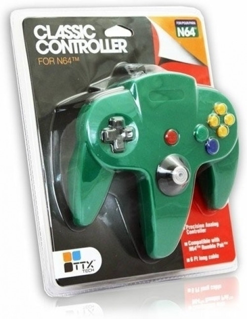 Image of Nintendo 64 Controller Groen (TTX Tech)