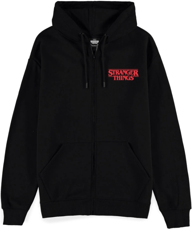 Stranger Things - Hellfire Club Hoodie met Rits - XXL