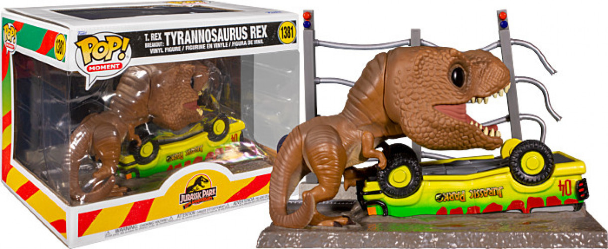 POP! Movie Moments T. REX BREAKOUT: TYRANNOSAURUS REX 1381 Jurassic Park Exclusive