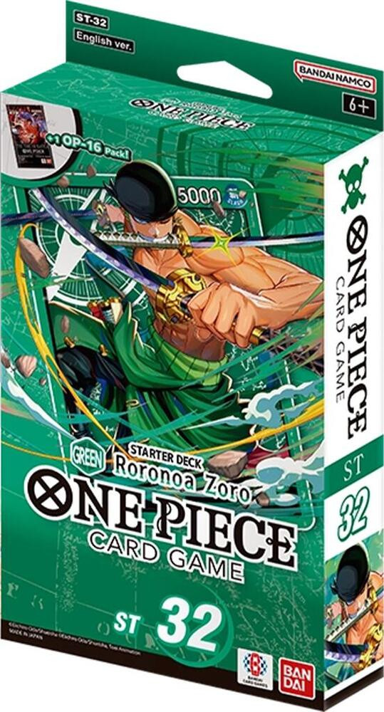 Bandai One Piece TCG - Starter Deck ST32 Roronoa Zoro (Green)