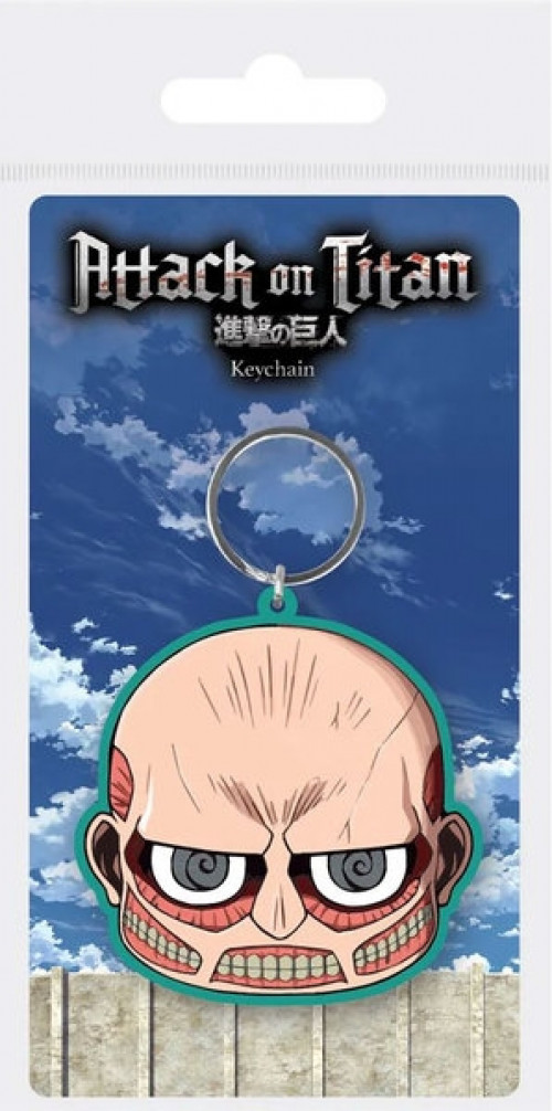 Attack on Titan - Colossal Chibi Rubber Keychain afbeelding