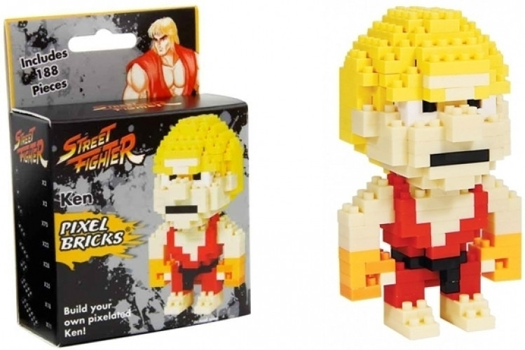 Image of Street Fighter Pixel Bricks - Ken