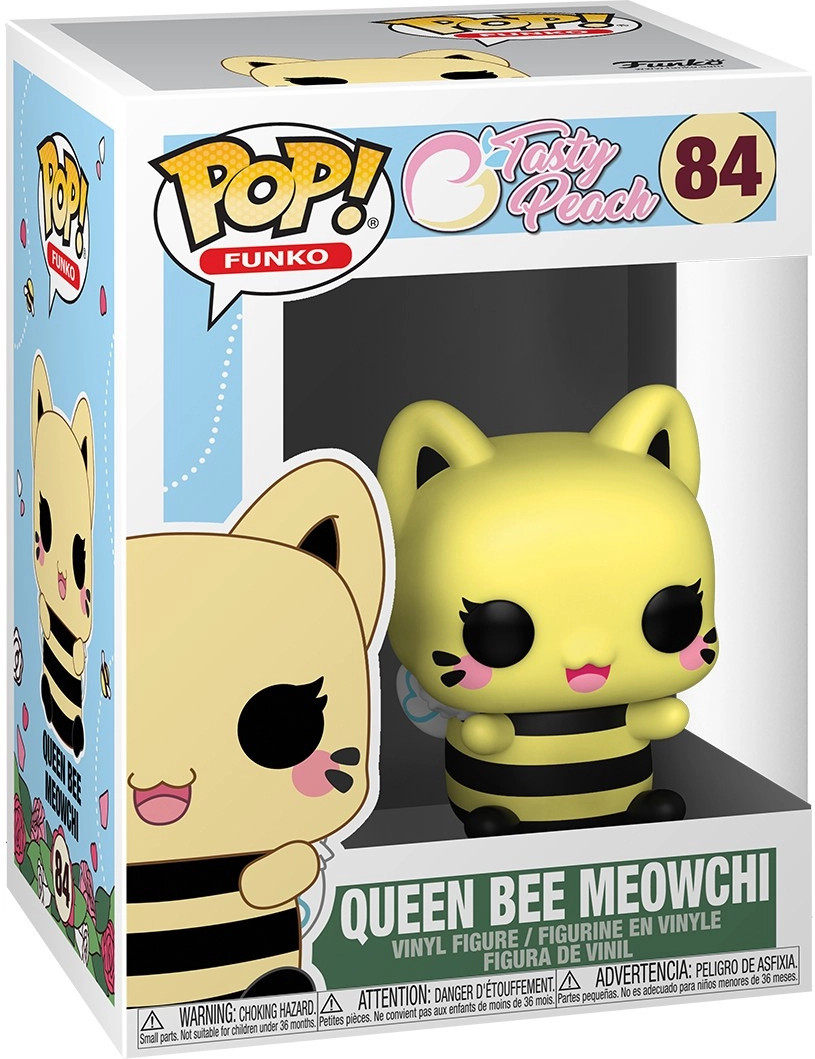 Tasty Peach Pop Vinyl Queen Bee Meowchi