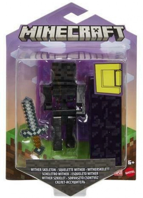 Minecraft 8cm Nether Portal Figure - Wither Skeleton