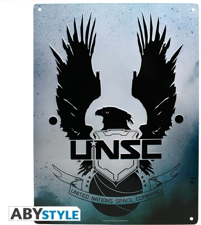 Image of Halo Metal Plate - UNSC