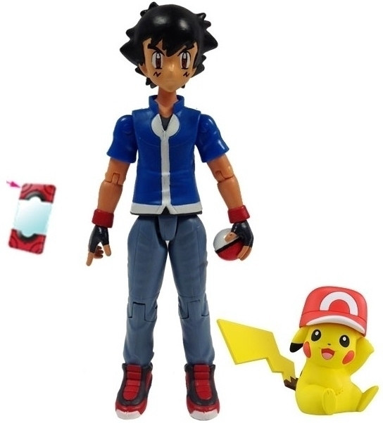 Image of Pokemon Figure - Ash + Pikachu (20th Anniversary Edition)