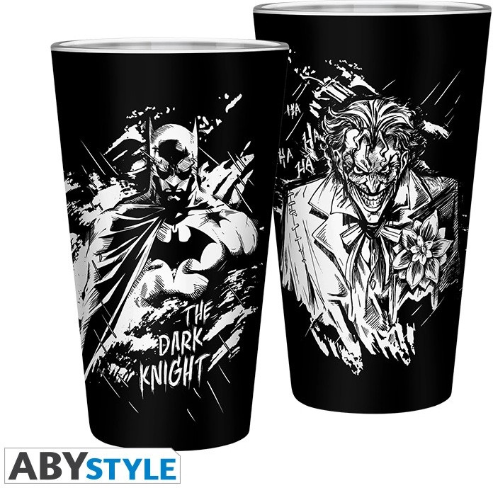 Batman & Joker - Large Glass